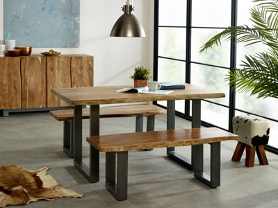 Worcester Adaman Live Edge Stylish Medium Bench from B&Q