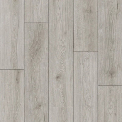  - Essential Georgian Grey Oak Wood Effect Glue Down Lvt FlooringPlank (2mm) For BedroomLiving Room & Kitchen 4.59M² Per Pack