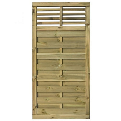 Cheshire Pack Of 3: 3 X 6 Pressure Treated Open Bar Detailing Screen Gate-28678