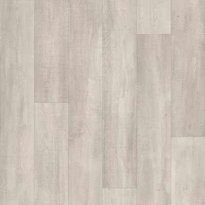 B&Q Modern Wood Effect Anti-Slip Vinyl Flooring For Kitchen, Bathroom, 2.5Mm Thick Vinyl Sheet-6M(19'8") X 4M(13'1")-24M² White