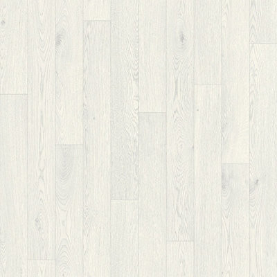  - White Anti-Slip Wood Effect Vinyl Flooring For LivingroomHallwaysKitchen2.0mm Thick Vinyl Sheet -1M(3'3") X 3M(9'9")-3M²