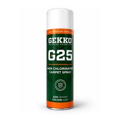  - Gekko Spray Adhesive G25 500Ml Non Chlorinated Carpet Spray-Pack Of 1
