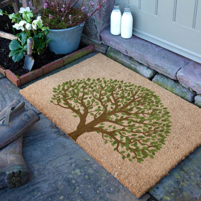Artsy Doormats Tree Of Life Doormat (90 X 60Cm) from B&Q