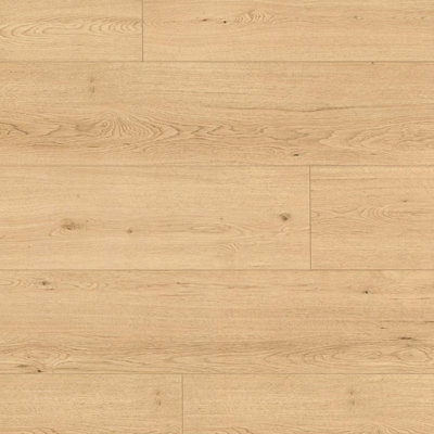 Swiss Krono La Lu Naked Oak 0631 Beige Wood Effect Click Laminate (8mm) For Home Commercial Contains 8 Planks Covers 2.131 Sqm from B&Q