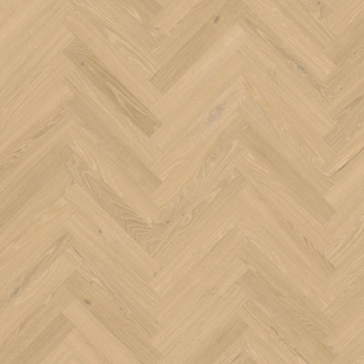 B&Q Piazza Oak Wood Effect Glue Down Luxury Vinyl Tile-Herringbone(2Mm Lvt)For Domestic,Commercial Use 3.345Mâ² Per Pack