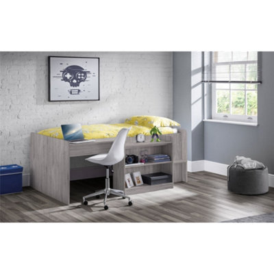 Ashfield Grey Oak Mid Sleeper BedSingle 3Ft (90Cm) from B&Q