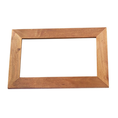 Worcester Poko Stylish Modern Light Mango Mirror from B&Q