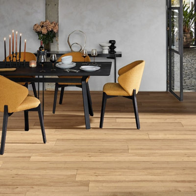  - Engineered Wood Flooring Chene33 Invisible Oiled Brown Plank (14mm Thick X 190mm Wide)