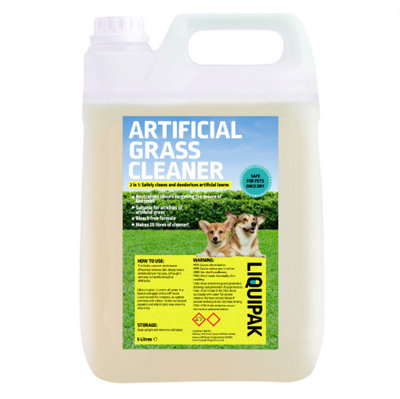 B&Q -  Artificial Grass Cleaner &  Deodoriser Pet FriendlyFresh Cut Grass 5L