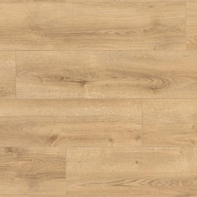 Swiss Krono La Lo Natural 539 Wood Effect Click Laminate Flooring (12mm) For Home Commercial Contains 5 Planks Covers 1.332 Sqm from B&Q