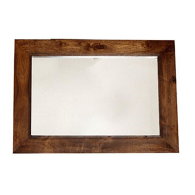 Worcester Poko Dark Stylish Modern Mango Mirror from B&Q