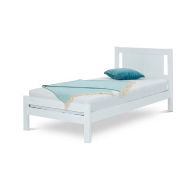 Rest Relax Grace White Wooden Bed Frame3FtSingle from B&Q