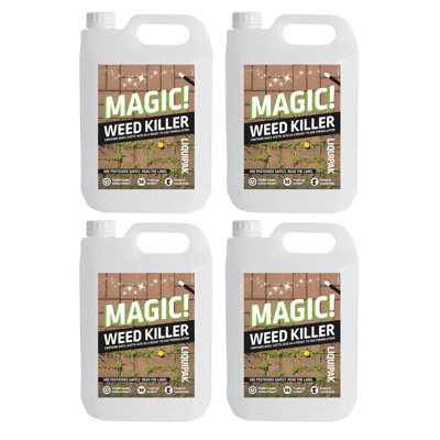 Liquipak Magic Weed Killer 20LFast ActingReady To UseWith Hose Trigger Glyphosate Free from B&Q