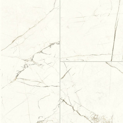 B&Q 508 Contract Plain Effectcommercial Vinyl Flooring For Office, Shop, Waterproof Lino Flooring-7M(23') X 2M(6'6")-14M² White