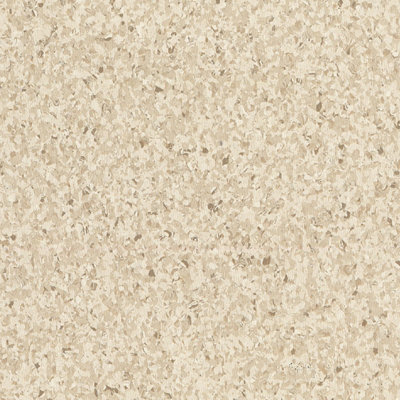 Polyflor Classic Mystique Pur Soft Almond 1560 Beige Mosaic Effect Commercial Vinyl Flooring Sheet-7M(23') X 2M(6'6")-14M² from B&Q