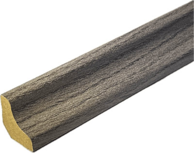 Laminate & Wood Floor Scotia Beading 803 Dark Grey (2.4M Length18mm Scotia) Pack Of 5 from B&Q