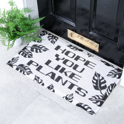 Native Natural Hope You Like Plants Doormat (70 X 40Cm) from B&Q