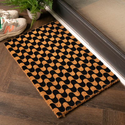 Artsy Doormats Arty Wavey Lines Pattern Doormat from B&Q