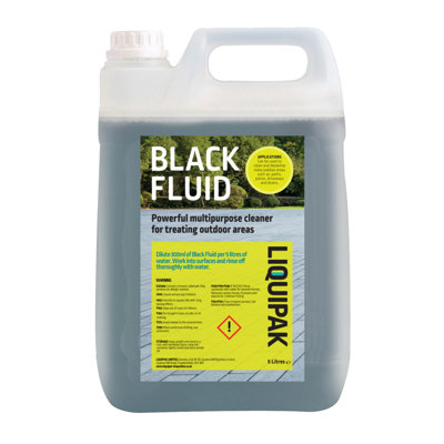 Liquipak Black Fluid Outdoor Cleaner & Deodoriser Concentrated Formula 5L from B&Q
