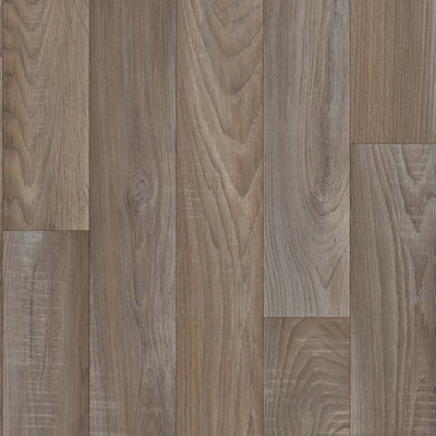  - Light Brown Wood Effect Anti-Slip Vinyl Flooring For Livingroom,hallwaysKitchen2.8mm Vinyl Sheet-9M(29'5") X 4M(13'1")-36M²