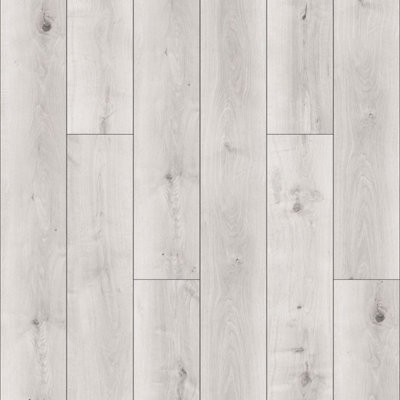 Pewter Wood Effect Glue Down Luxury Vinyl Tile-Plank(2.5mm Lvt) For Domestic & Commercial Use 3.67M²Per Pack from B&Q