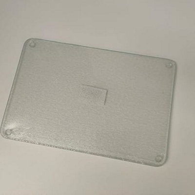 Biznest 60X40Cm Tempered Glass Worktop Saver Frosted Printing Dishwasher Protected 5mm Chopping Board from B&Q