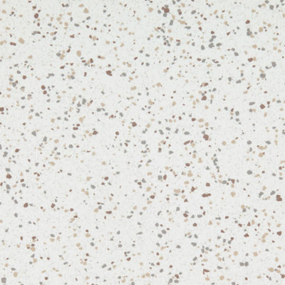 B&Q Speckled Effect Flooring, Non-Slip Contract Commercial Vinyl Flooring With 2.0Mm Thickness-2M(6'6") X 2M(6'6")-4M² White/Ivory