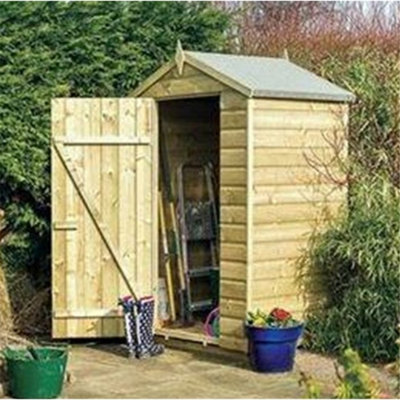 Cheshire Deluxe 4 X 3 Apex Oxford Shed (12mm Shiplap)-28696 