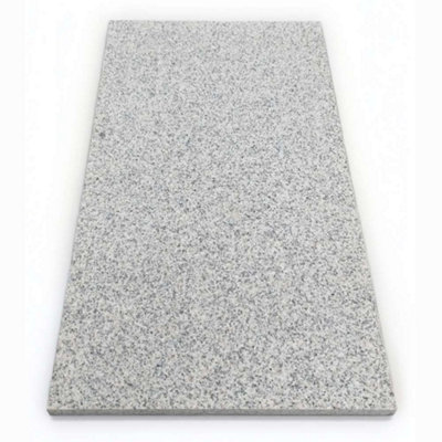 Stonewise Silver Grey Granite Sample 100X100mm Sample Slab For Paving AreaOutdoor Landscaping And Garden Design from B&Q