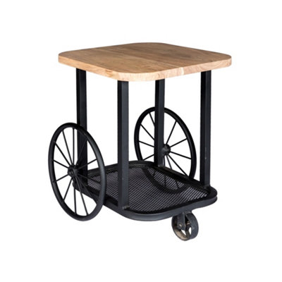 Worcester Bombay Craft Wheel End/side Table from B&Q