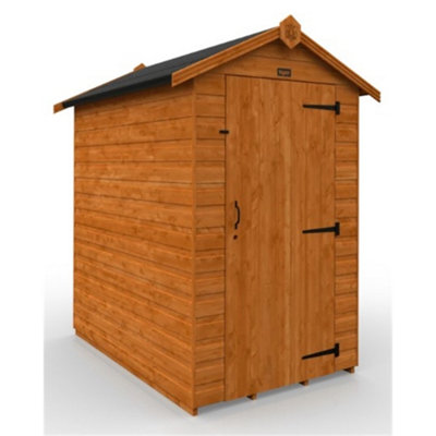 6Ft X 4Ft (1750mm X 1150mm) Horsforth Windowless Overlap Apex Shed (12mm Tongue And Groove Floor And Roof)