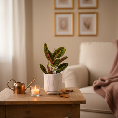  - Prayer Plant In Decorative PotLuxe Leaf Plants Indoor Flowering Houseplant On  Uk