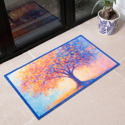 Artsy Doormats Tree Of Life Indoor Washable Doormat from B&Q
