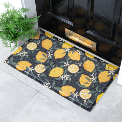 B&Q -  Lemons Pattern Doormat (70 X 40Cm)