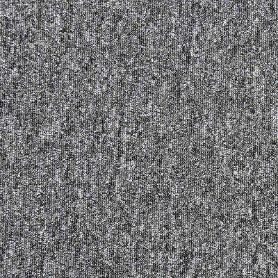 B&Q Vital Carpet Tiles 8001 Modern Contract Carpet Tiles For Domestic & Commercial Use 20 Tiles Per Pack Grey