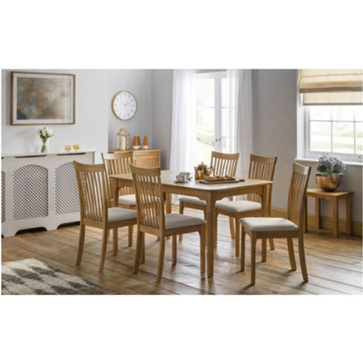 Ashfield Ibsen Extending Oak Dining Set from B&Q