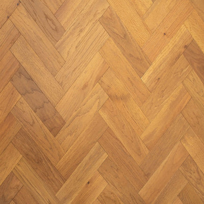  - Herringbone Engineered Flooring Burford Oak Brushed Uv Oiled (10mm Thick/ 80mm Wide)