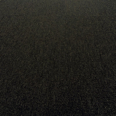  - Midnight 5mm Loop Pile Bitumen Backed Luxury Carpet Tile For Home & Commercial Use20 Tiles Per Pack (5 Sqm)