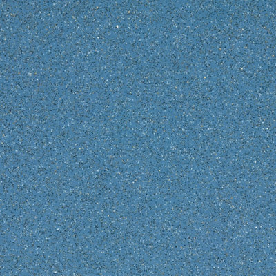 B&Q Speckled Effect Vinyl Flooring, Anti-Slip Contract Commercial Vinyl Flooring With 2.0Mm Thickness-3M(9'9") X 2M(6'6")-6M² Blue