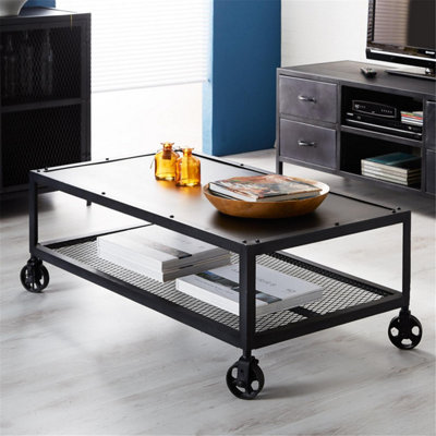 Worcester Modern Metal Iron Coffee Table from B&Q