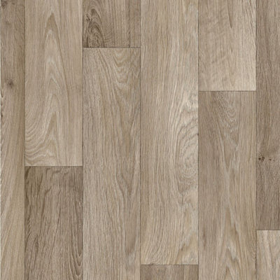  - Beige Modern Wood Effect Anti-Slip Vinyl Flooring For HomeShopsOffices2.8mm Thick Vinyl Sheet-6M(19'8") X 2M(6'6")-12M²