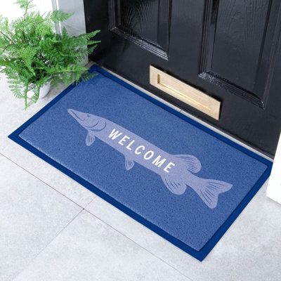 Native Natural Fish Welcome Doormat (70 X 40Cm) from B&Q