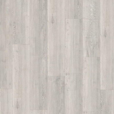 B&Q Ident Oak Wood Effect Glue-Down Luxury Vinyl Tile - Plank(2Mm Lvt) For Home & Contract Commercial Use - Covers 4.75Sqm White