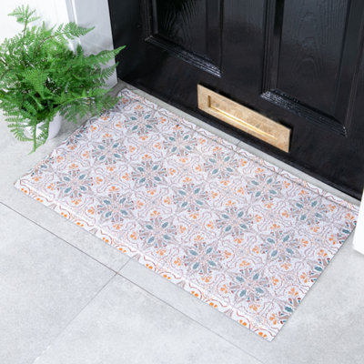 Native Natural Mosaic Tiles Doormat (70 X 40Cm) from B&Q