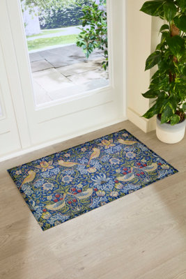 Artsy Doormats William Morris Strawberry Thief  Doormat (90 X 60Cm) from B&Q