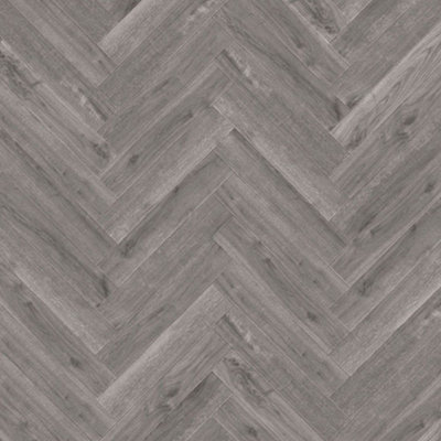 Millen Wood Effect Glue Down Luxury Vinyl Tile-Herringbone(2.5mm Lvt)For Domestic & Commercial Use 1.38M²Per Pack from B&Q