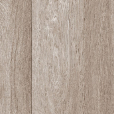  - Light Brown Wood Effect Vinyl Flooring For Livingroom,kitchemWaterproof Lino Flooring-6M(19'8") X 2M(6'6")-12M²