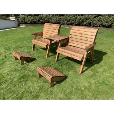 B&Q -  Traditional Grand Twin Straight With Footstools