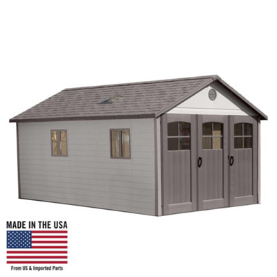 Lifetime 11 Ft. X 18.5 Ft. Outdoor Storage Shed Garage-32319 