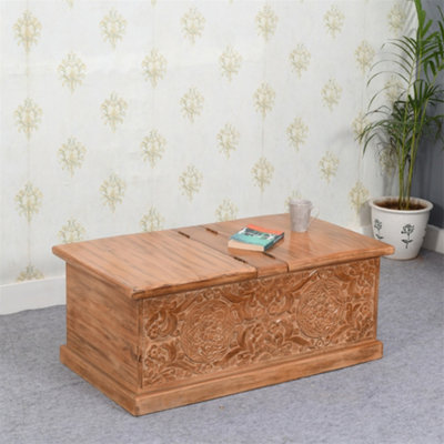 Worcester Artistry Mango Wood Coffee Table/blanket Box from B&Q